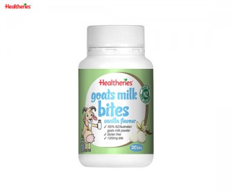 Healtheries 贺寿利 羊奶干吃奶片/咬咬片 香草味 50粒 Healtheries 贺寿利 羊奶干吃奶片/咬咬片 香草味 50粒